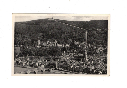 Ansichtskarte Heidelberg / Blick auf Stadt - Schloss +++ / M1-52