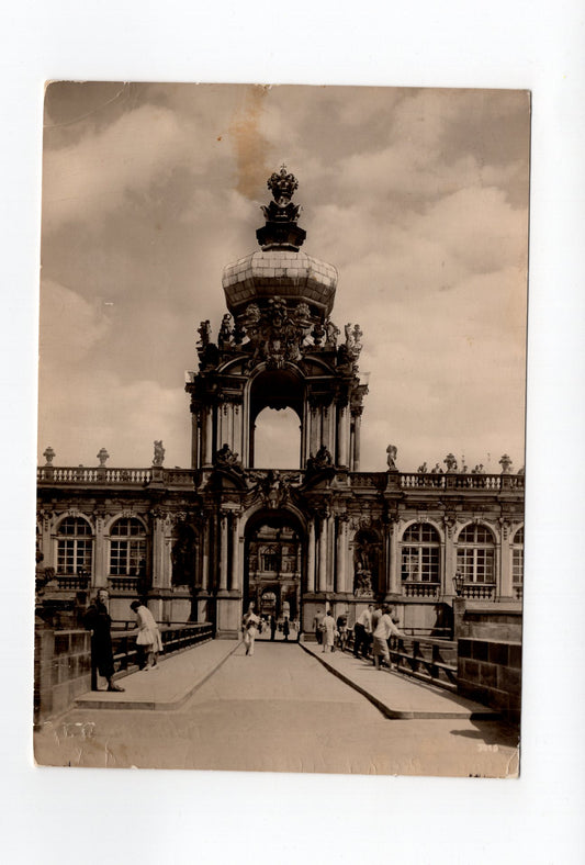 Ansichtskarte Dresden / Zwinger / Kronentor