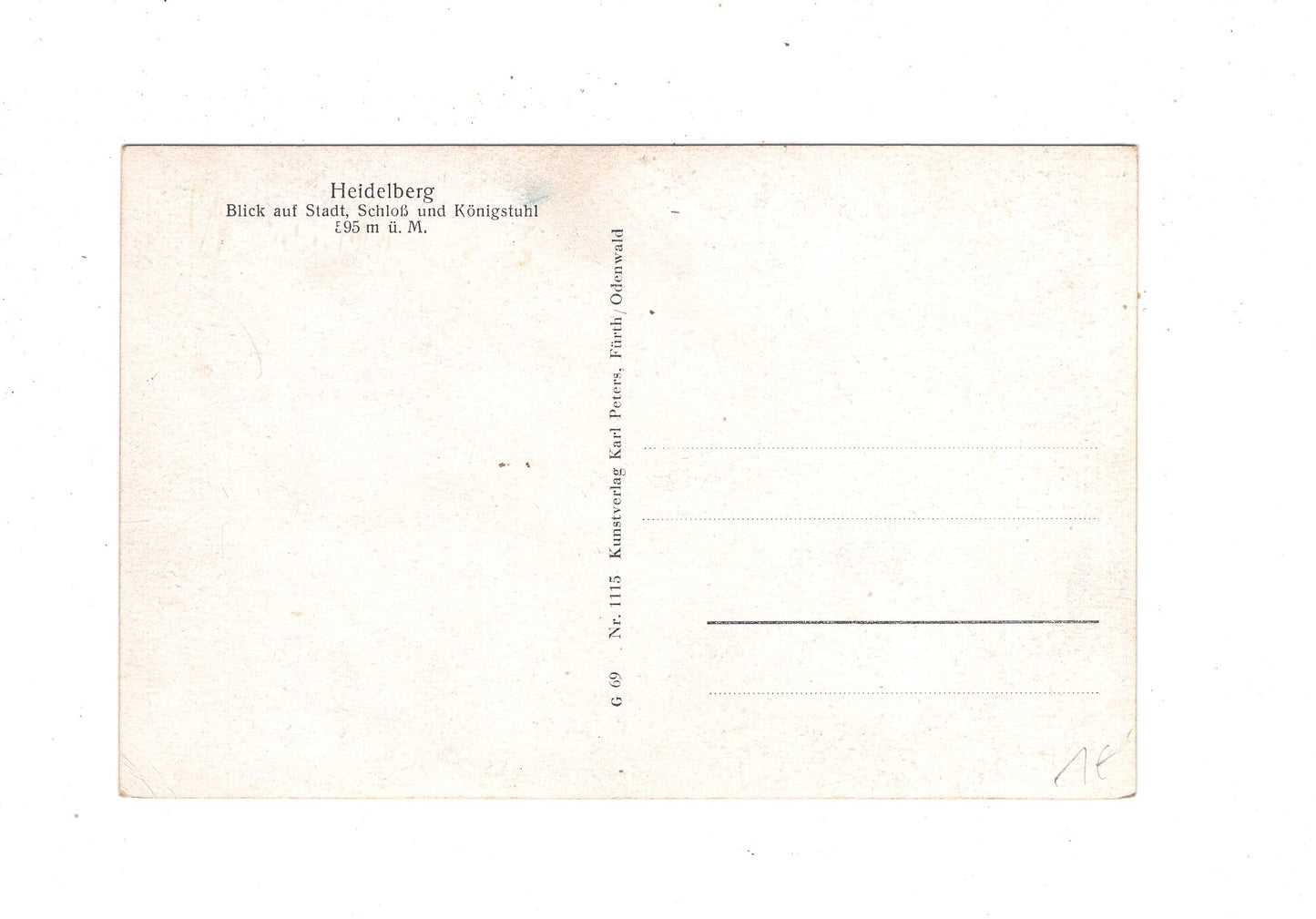 Ansichtskarte Heidelberg / Blick auf Stadt - Schloss +++ / M1-52