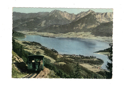Ansichtskarte Schafbergbahn und Wolfgangsee / Salzkammergut / Österreich