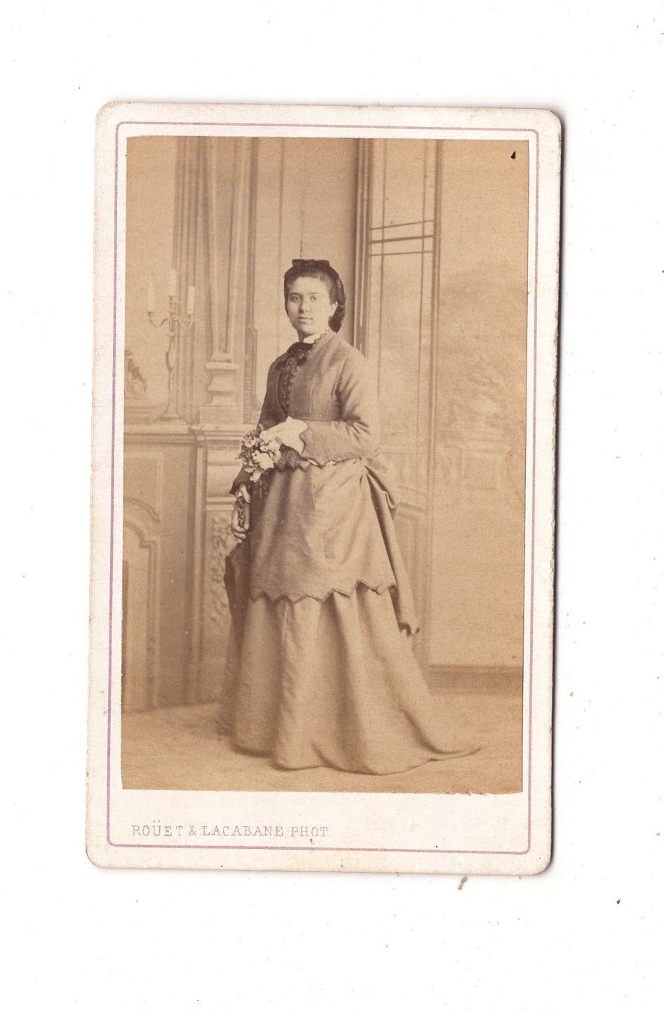 Fotografie Feine Dame - Montpeller 1860er / CDV L1-30