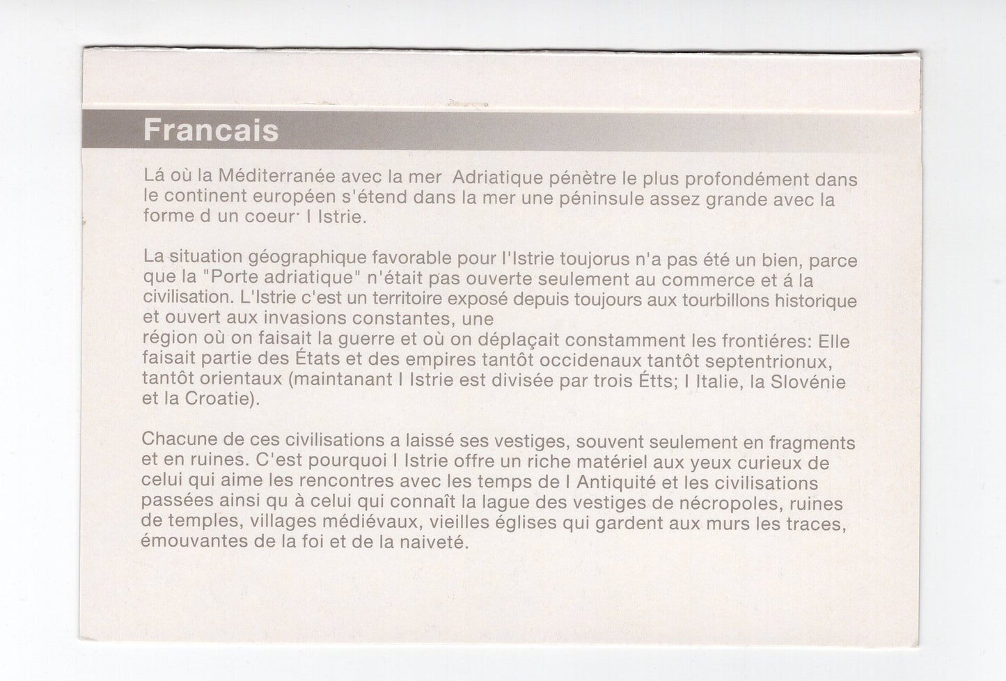 Ansichtskarte Limski Kanal / Kroatien