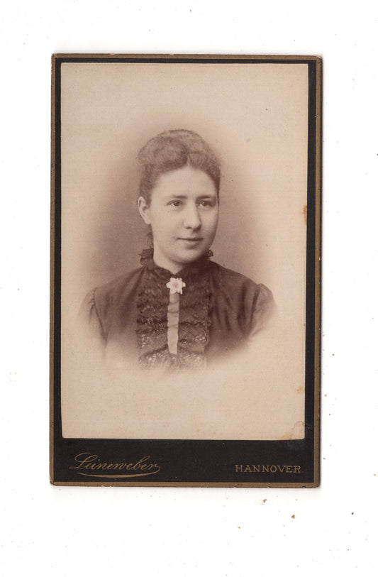 Fotografie Damenportrait - Hannover um 1880