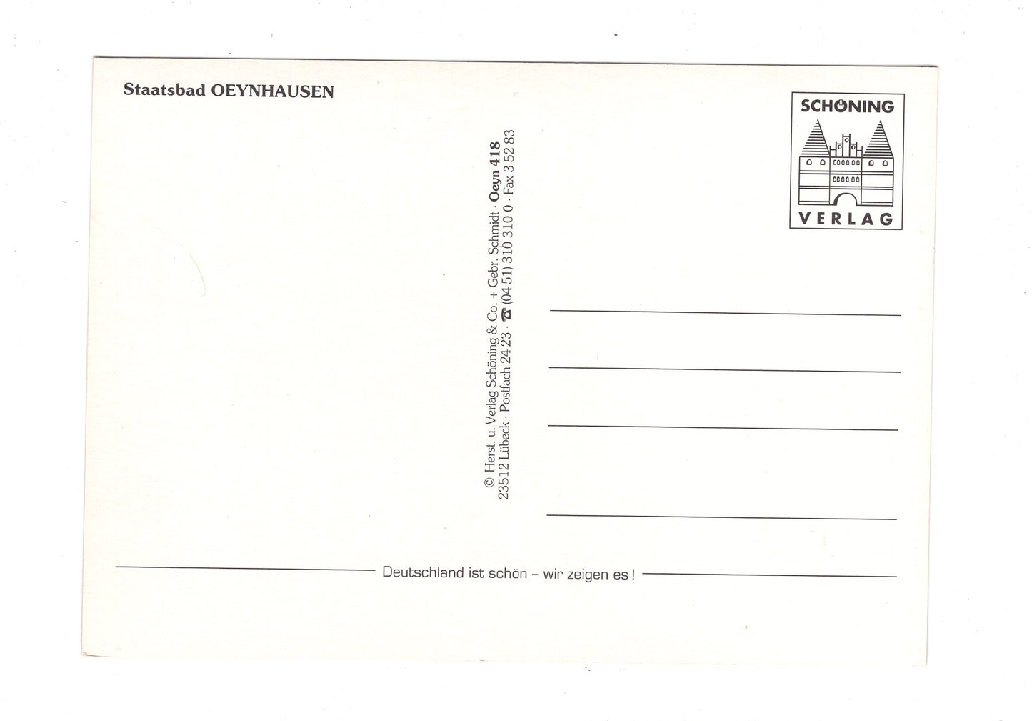 Ansichtskarte Bad Oeynhausen in Nordrhein-Westfalen / I1-58