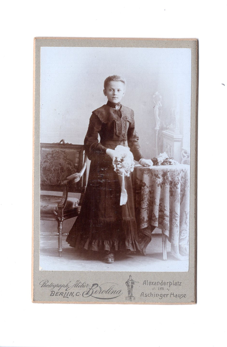 Fotografie Feines junges Mädchen - Berlin um 1900