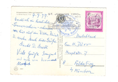 Ansichtskarte Stripsenjochhaus mit Totenkirchl / Tirol / Österreich