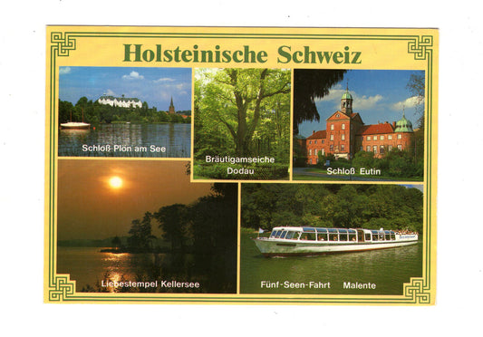 Ansichtskarte Holsteinische Schweiz / Schloss Plön am See +++