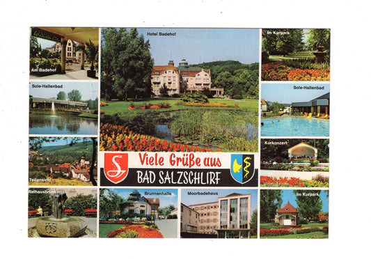 Ansichtskarte Bad Salzschlirf / Sole-Hallenbad +++ / J1-55