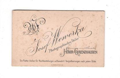 Fotografie Niedliches kleines Kind - Höhr-Grenzhausen 1890er
