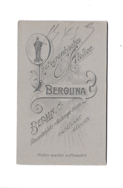 Fotografie Feines junges Mädchen - Berlin um 1900