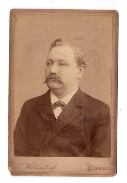 Fotografie Feiner Herr - Minden 1880er / CAB W-33