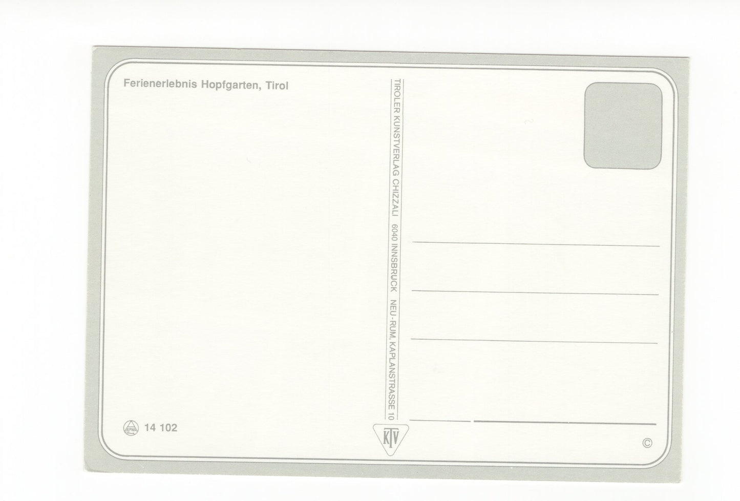Ansichtskarte Hopfgarten / Tirol / Österreich