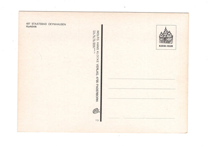 Ansichtskarte Bad Oeynhausen / Kurklinik / I1-58