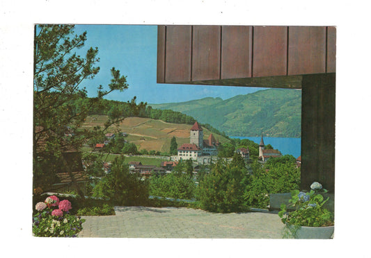 Ansichtskarte Bruder-Klaus-Kirche Spiez / Thunersee / Schweiz