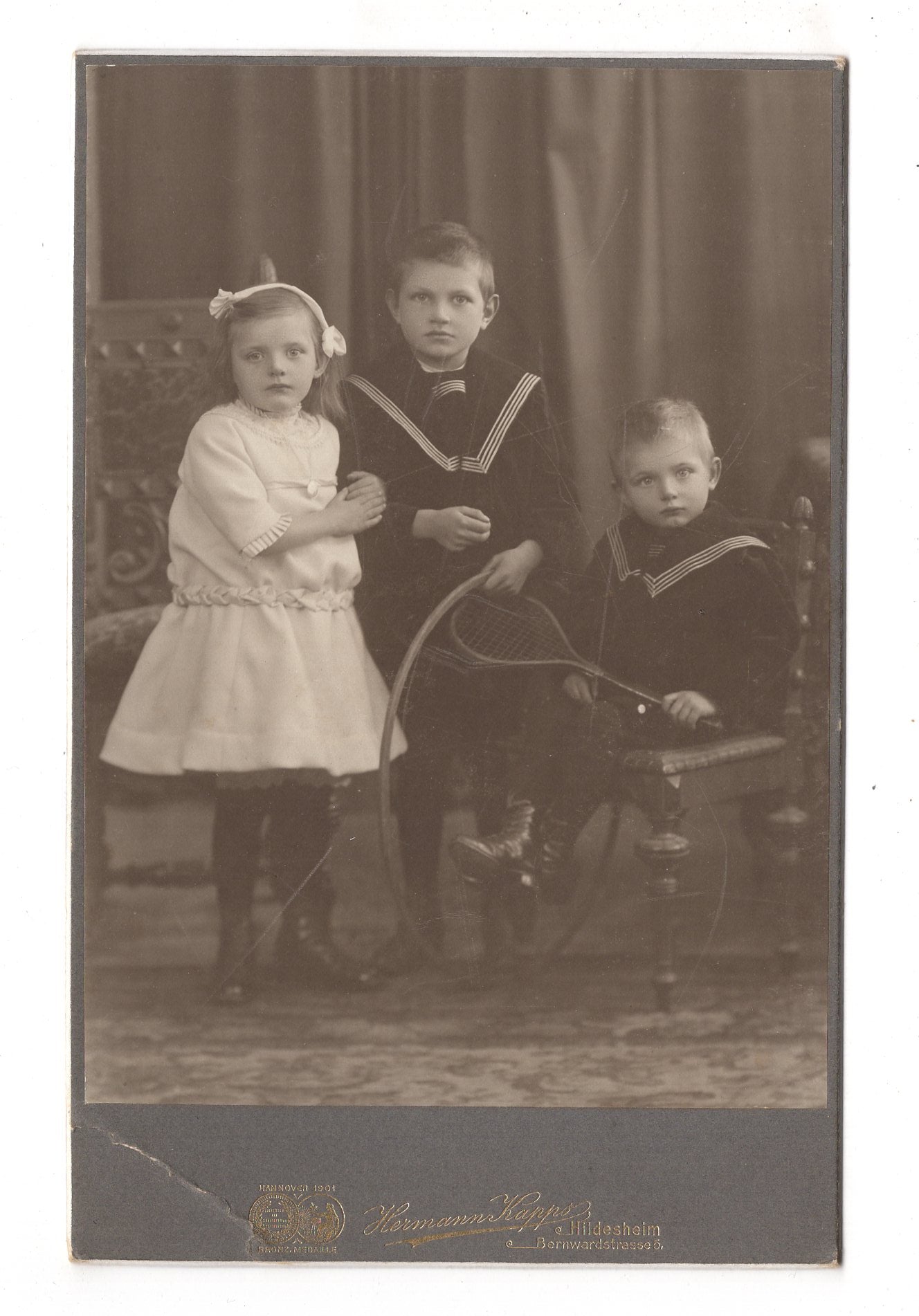 Fotografie Niedliche kleine Kinder - Hildesheim 1900er