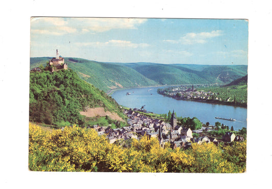 Ansichtskarte Braubach am Rhein mit Marksburg