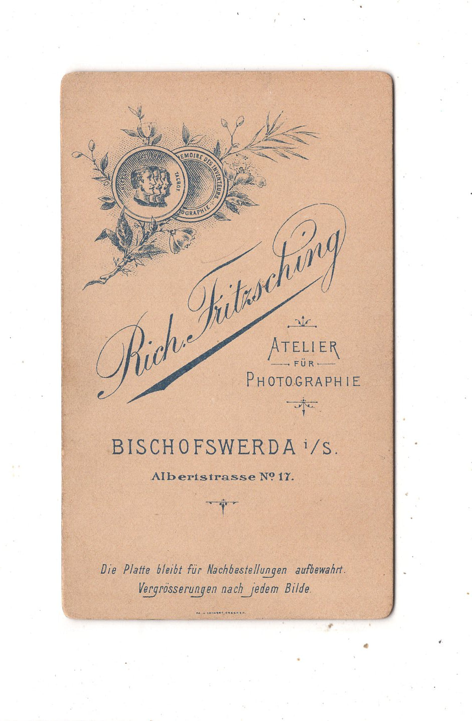 Fotografie Feine Dame - Bischofswerda um 1890
