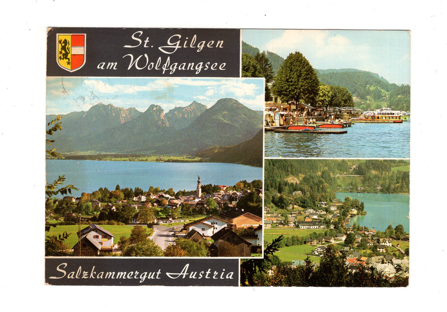 Ansichtskarte St. Gilgen am Wolfgangsee / Salzkammergut / Österreich