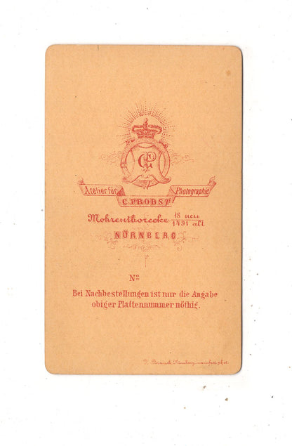 Fotografie Damenportrait - Nürnberg um 1870