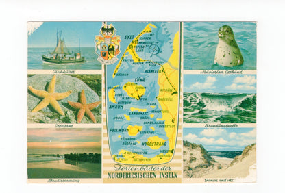 Ansichtskarte Ferienbäder der Nordfriesischen Inseln