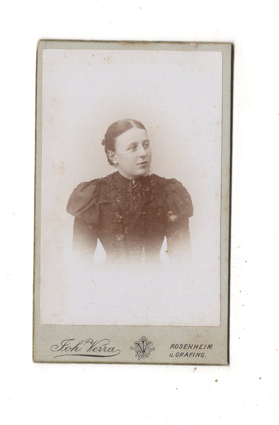 Fotografie Damenportrait - Rosenheim & Grafing 1890er