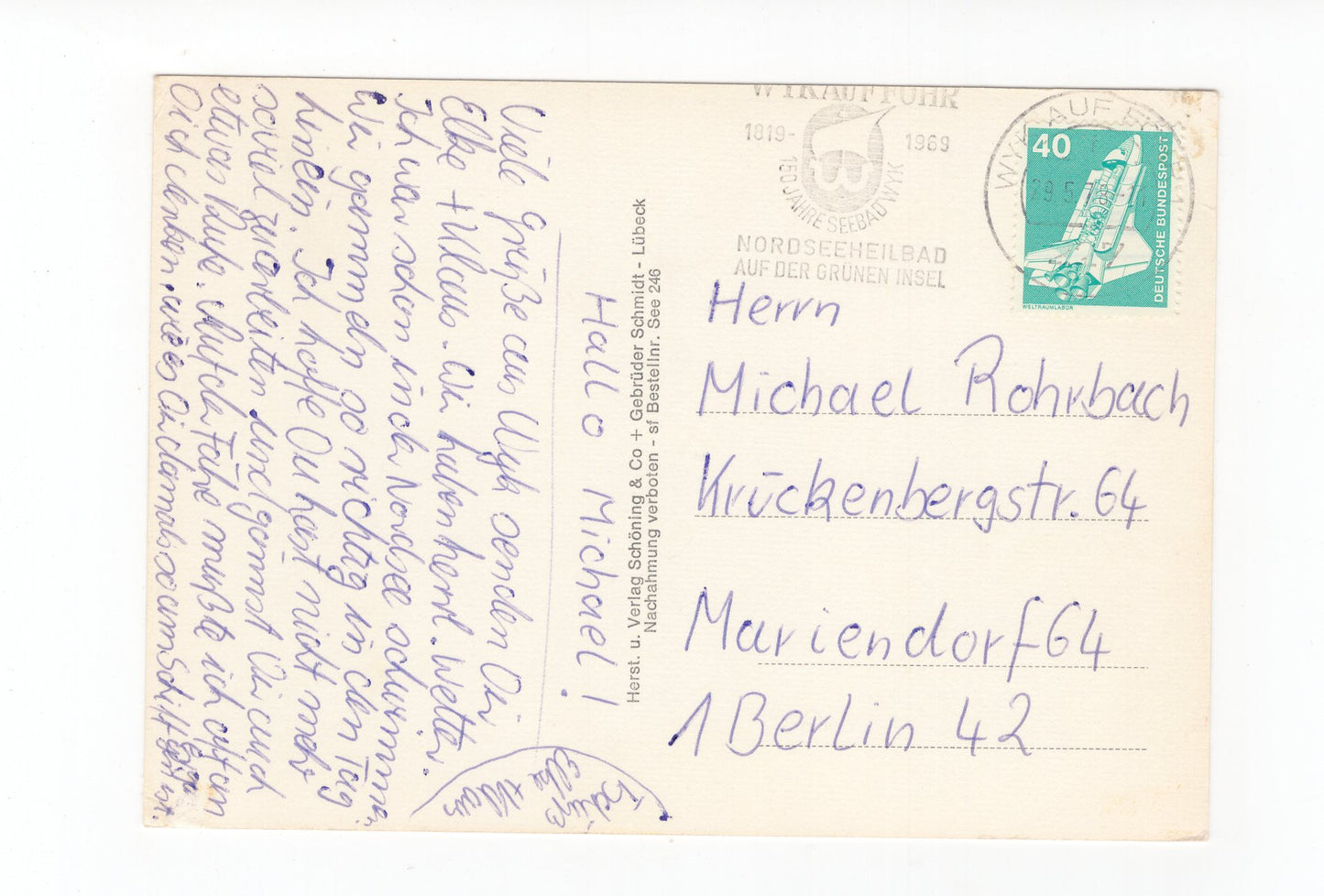 Ansichtskarte Ferienbäder der Nordfriesischen Inseln