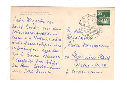 Ansichtskarte Lenzkirch / Hochschwarzwald / K1-47