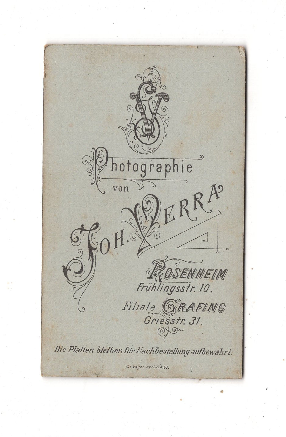 Fotografie Damenportrait - Rosenheim & Grafing 1890er