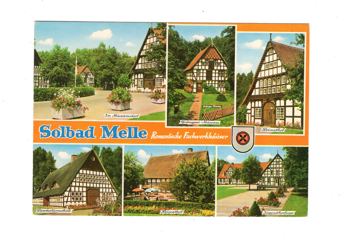 Ansichtskarte Bad Melle / Fachwerkhäuser