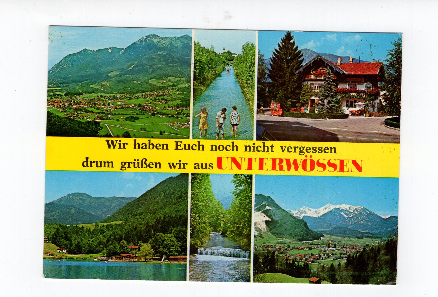 Ansichtskarte Unterwössen / Bayerische Alpen