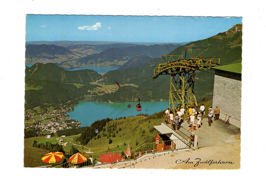 Ansichtskarte Bergstation Zwölferhorn / Salzkammergut / Österreich
