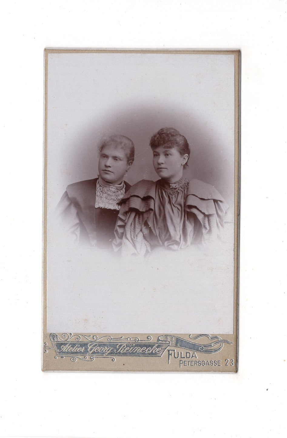 Fotografie Damenportrait - Fulda um 1900 / CDV C1-09