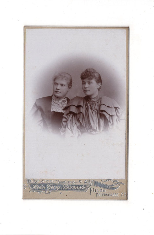 Fotografie Damenportrait - Fulda um 1900 / CDV C1-09