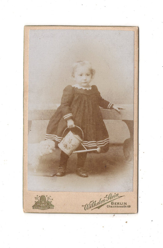 Fotografie Niedliches kleines Kind - Berlin 1890er