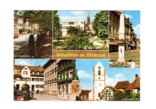 Ansichtskarte Schopfheim im Wiesental / H1-60
