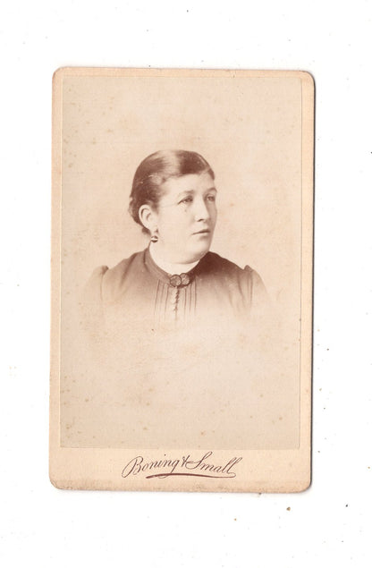 Fotografie Damenportrait - London um 1880