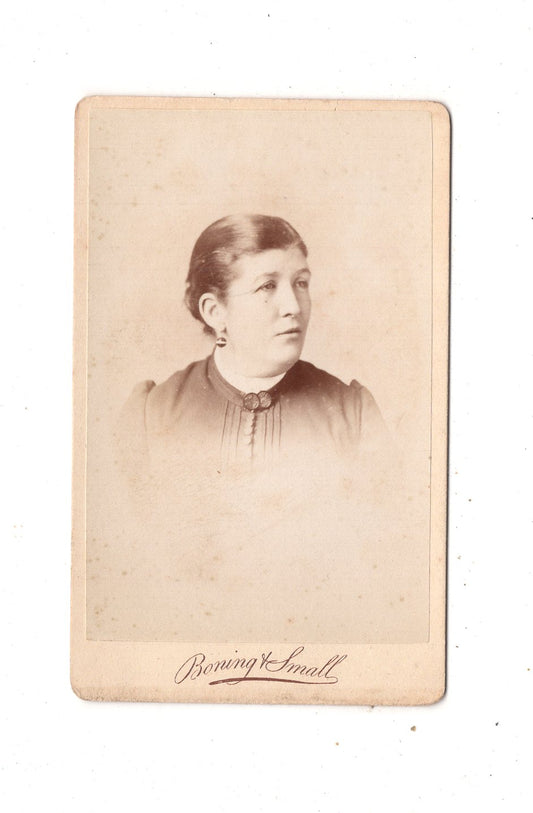 Fotografie Damenportrait - London um 1880