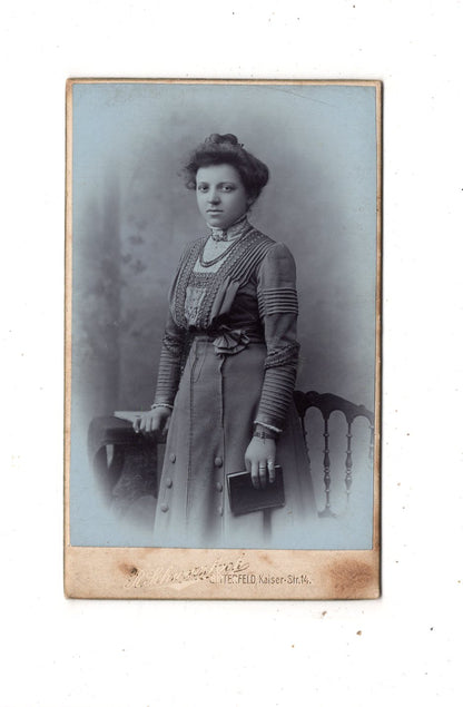 Fotografie Feine Dame - Bitterfeld um 1900