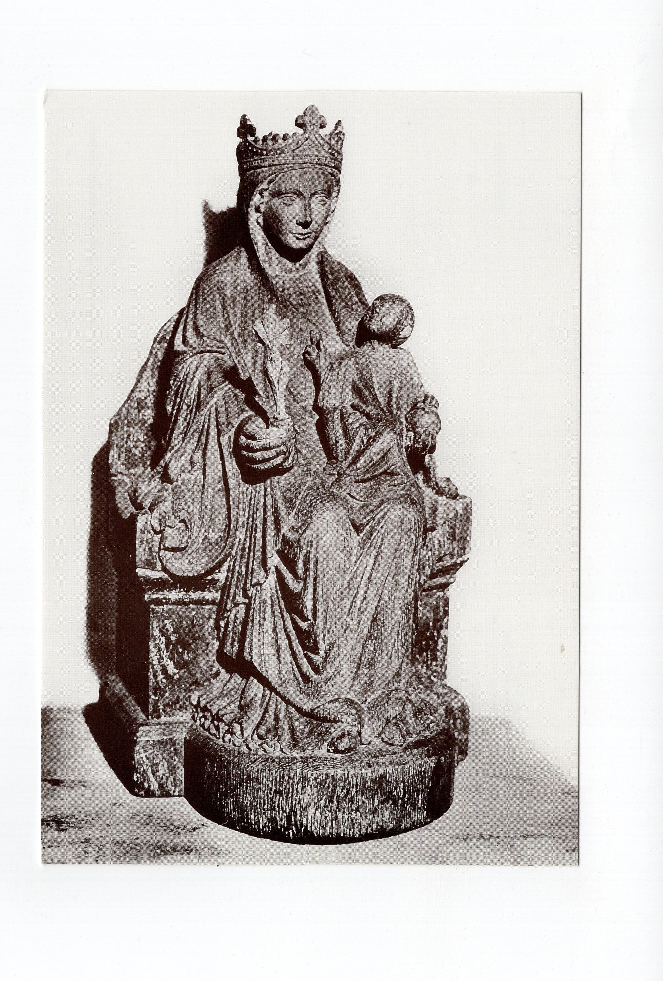 Ansichtskarte Kloster Ebstorf / Kreis Uelzen / Madonna aus dem Nonnenchor