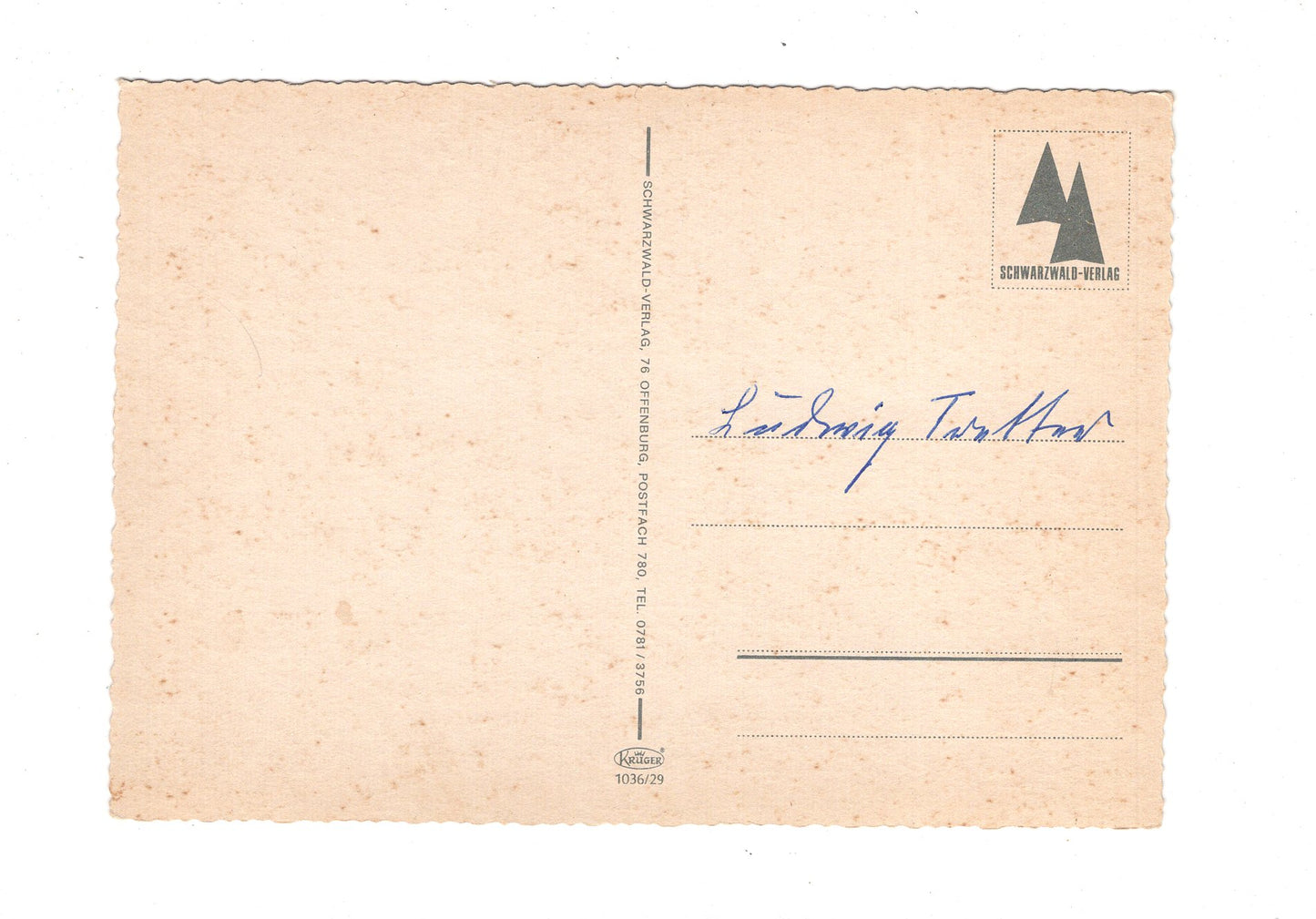 Ansichtskarte Es steht eine Mühle im Schwarzwäldertal / G1-63