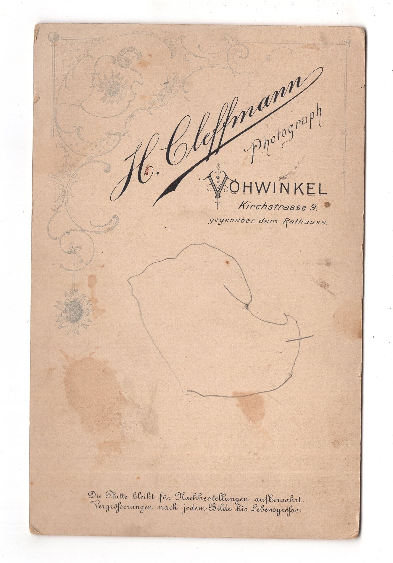 Fotografie Feiner Herr und Junge - Vohwinkel 1890er