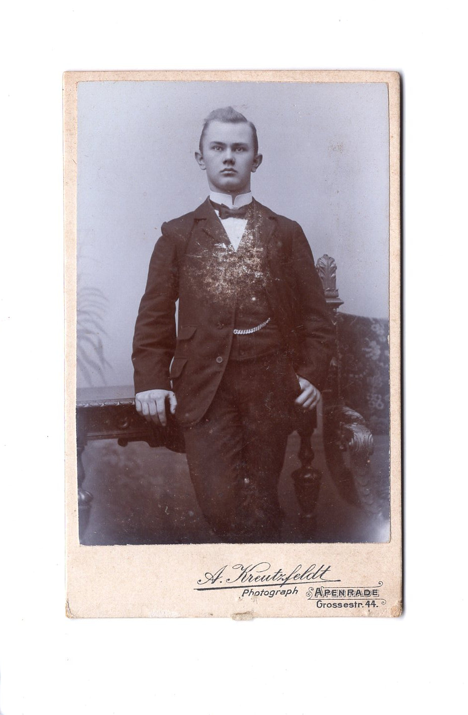 Fotografie Feiner Herr - Apenrade 1890er