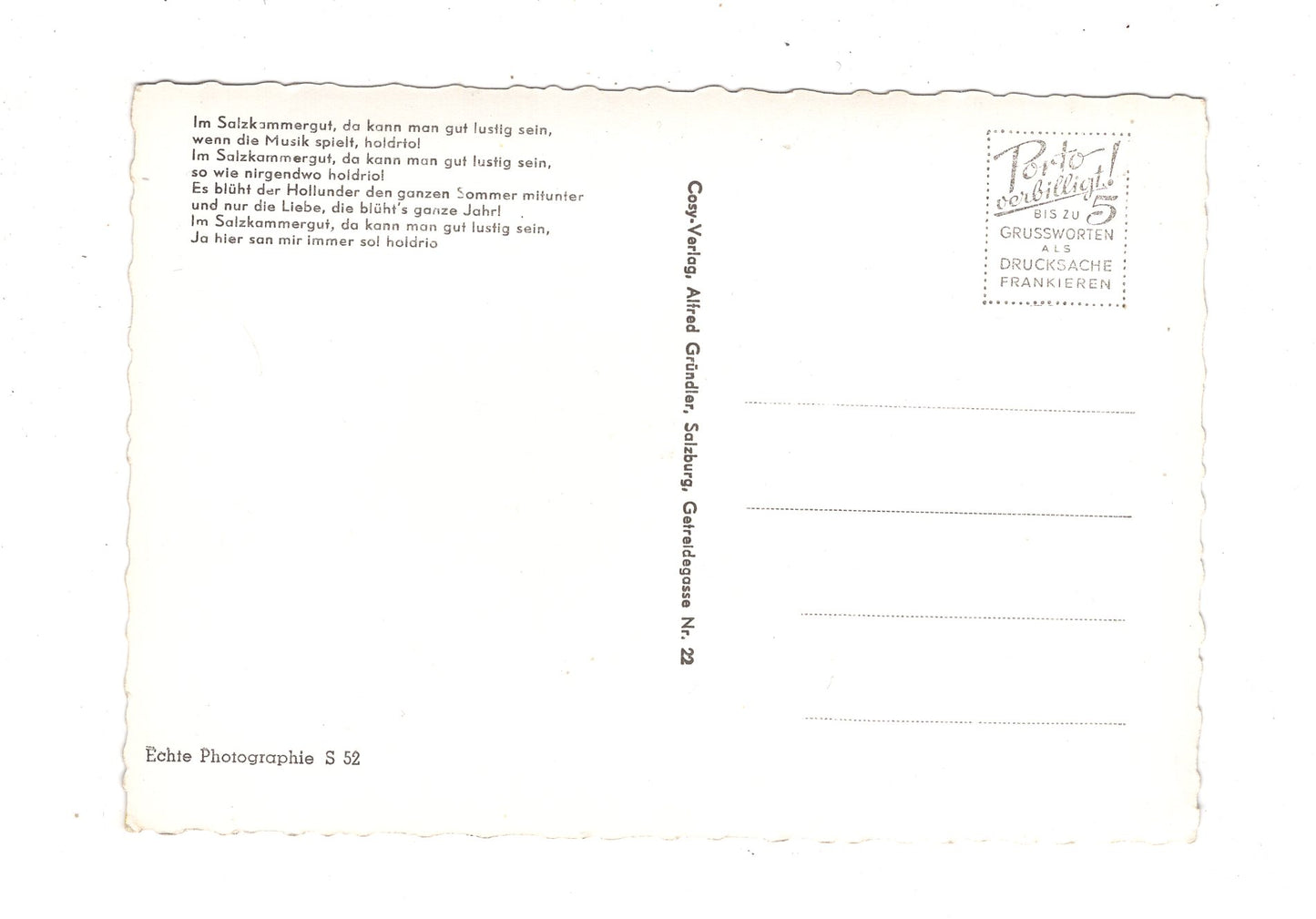 Ansichtskarte Salzkammergut / Österreich / N1-70