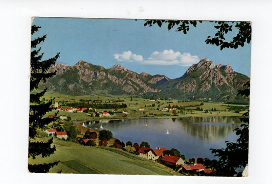 Ansichtskarte Hopfensee mit Branderschrofen +++