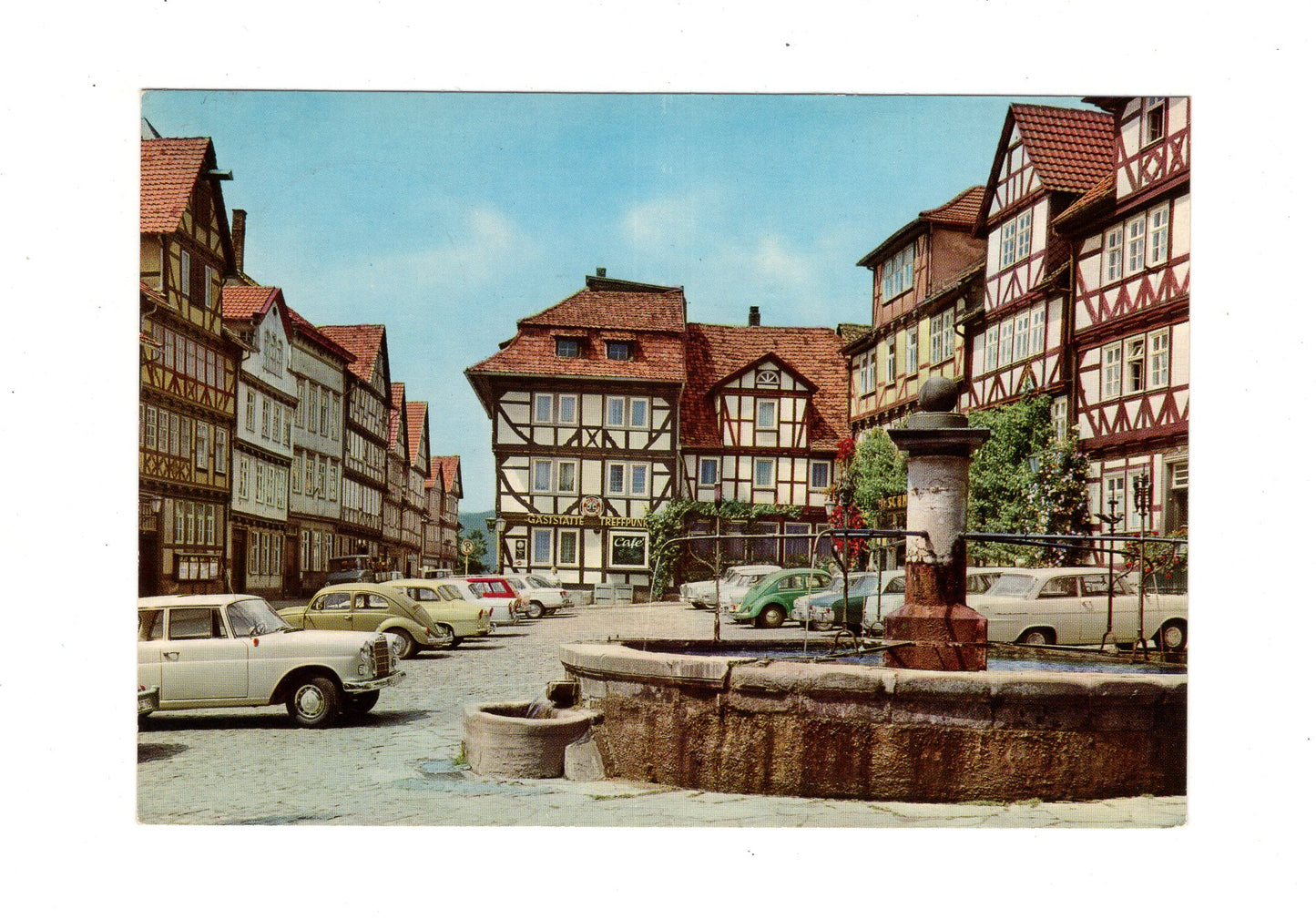 Ansichtskarte Bad Sooden-Allendorf / Marktplatz