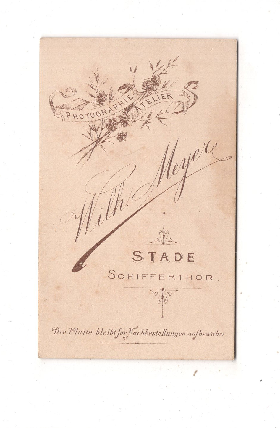 Fotografie Niedliches kleines Kind - Stade 1890er / CDV M1-32