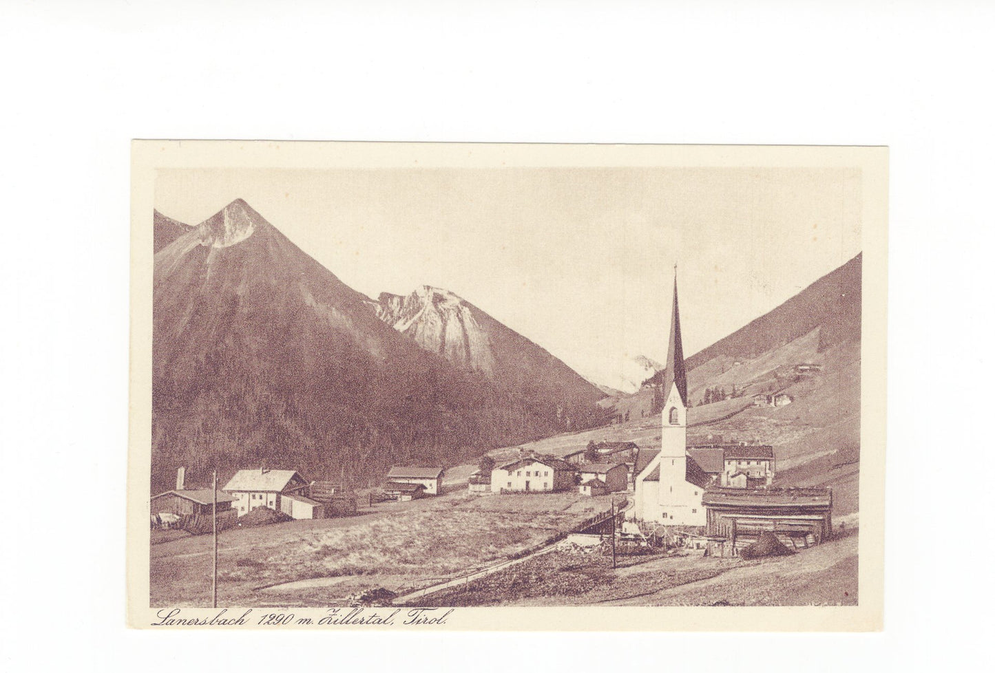 Ansichtskarte Lanersbach / Zillertal / Tirol / Österreich