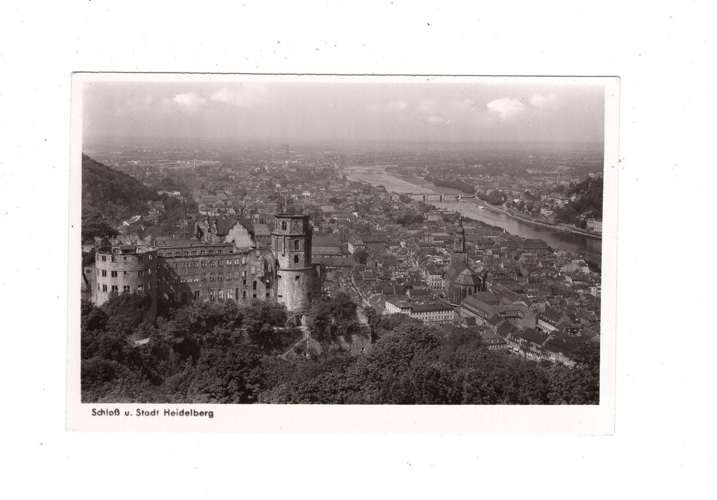 Ansichtskarte Heidelberg / Schloss und Stadt / M1-52