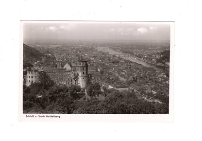 Ansichtskarte Heidelberg / Schloss und Stadt / M1-52
