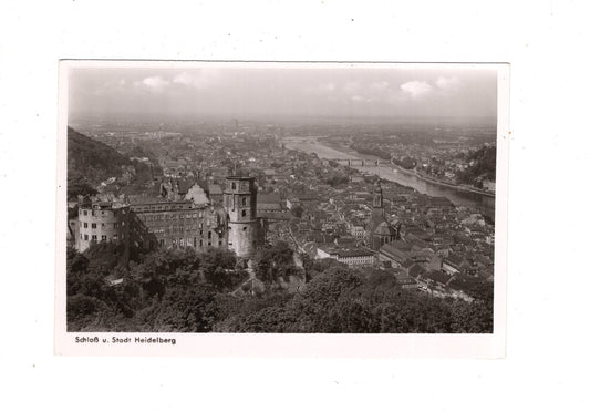 Ansichtskarte Heidelberg / Schloss und Stadt / M1-52
